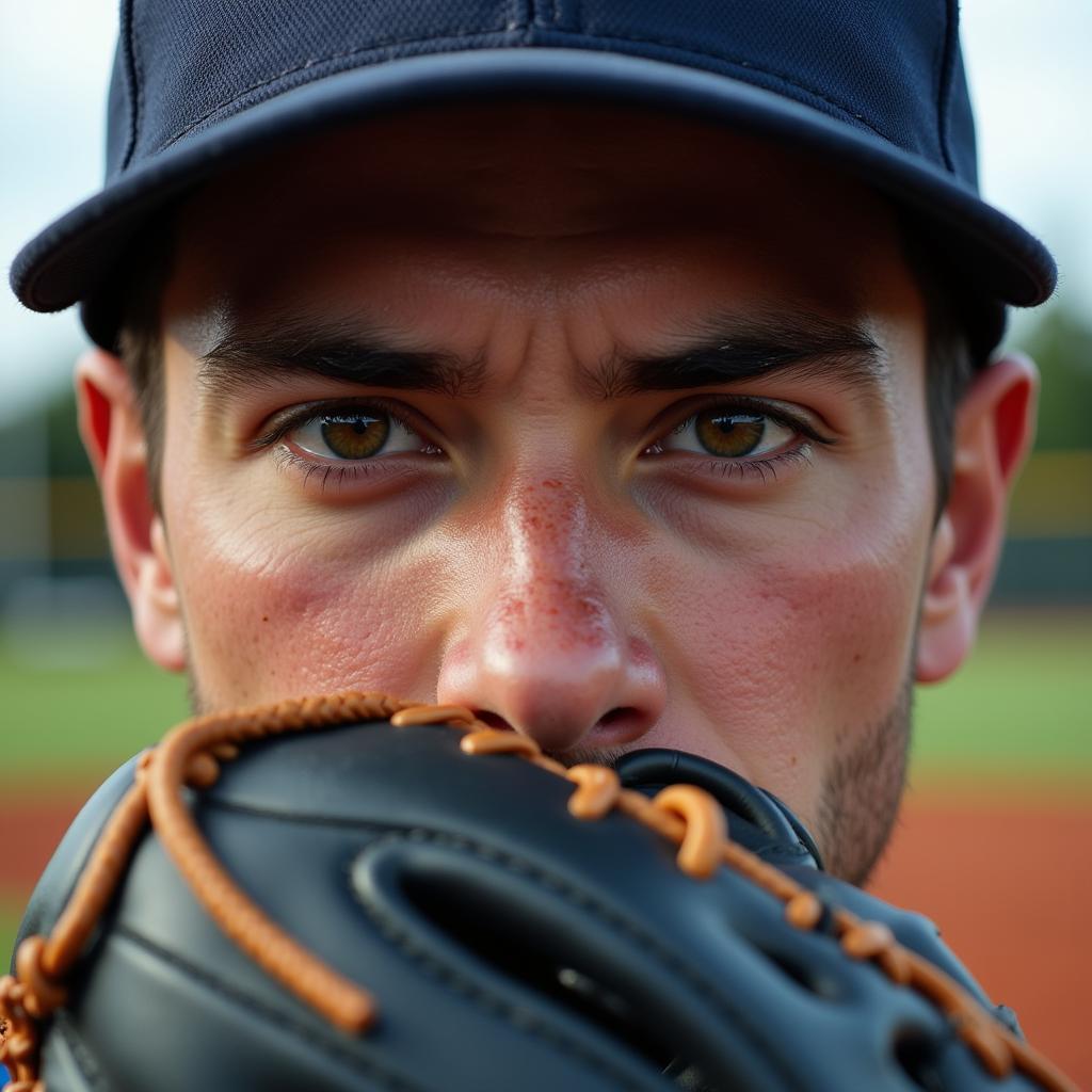 Baseball Player Focus