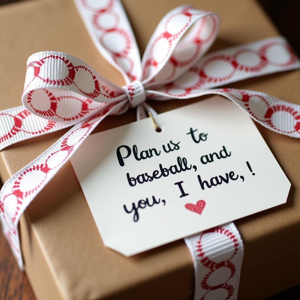 Baseball-Themed Gift with a Pun