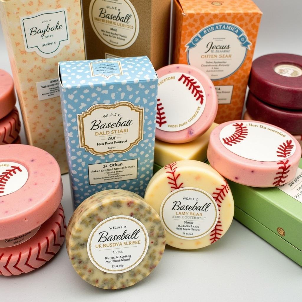 Assortment of Baseball Soaps