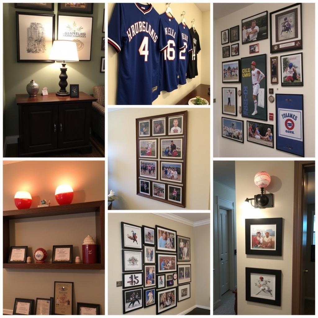 Creative Baseball Wall Display Ideas