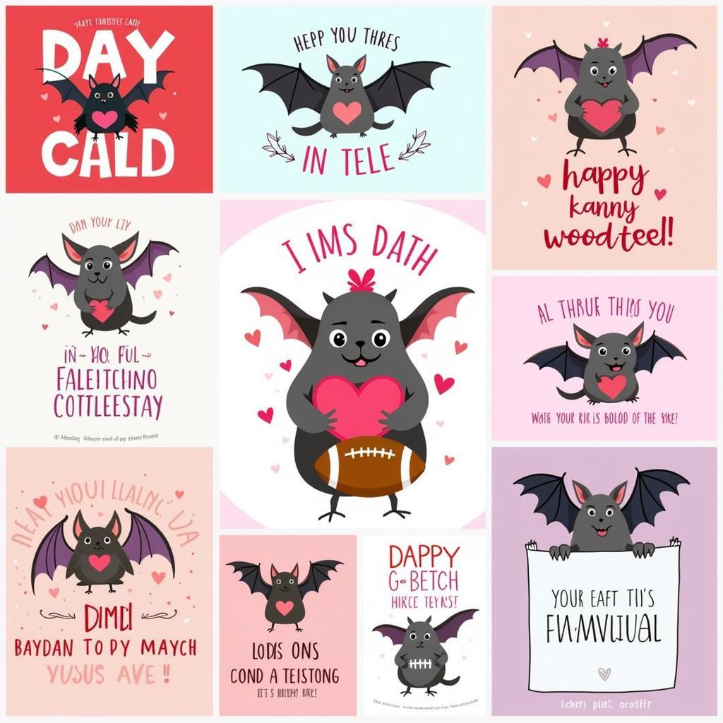 Striking the Perfect Goal with Bat Valentines Day Cards