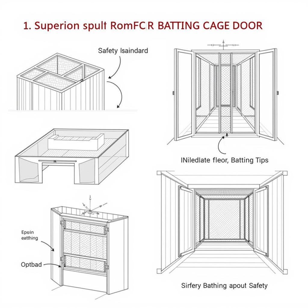 Proper Installation of a Batting Cage Door