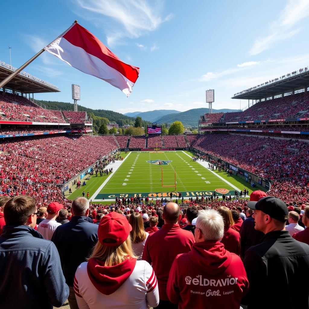 Bavarian Bowl fans create an electric atmosphere