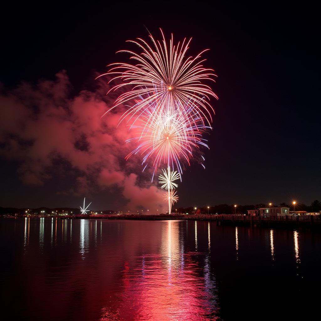 Bay St Louis Pirate Festival Fireworks Display