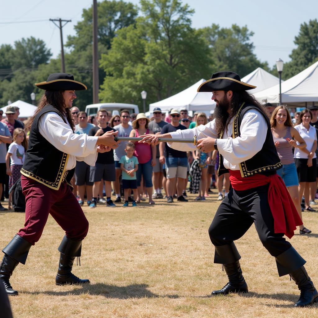 Bay St Louis Pirate Festival Reenactment Scene