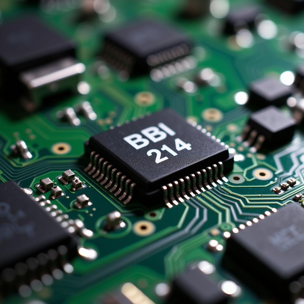 Circuit board with BBI 214 chip