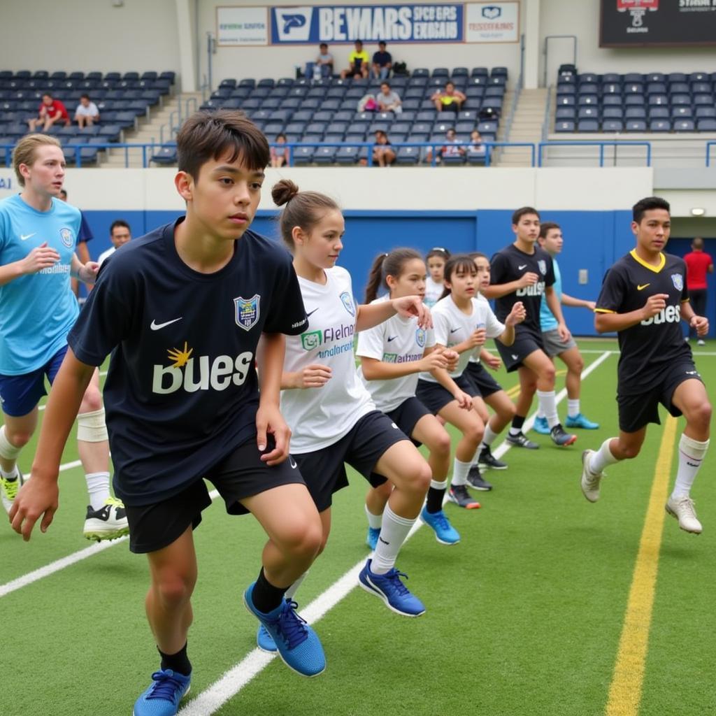 BCC Prospects Camp Fitness and Agility Drills