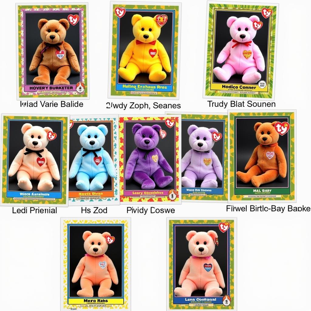 First Series Beanie Baby Trading Cards