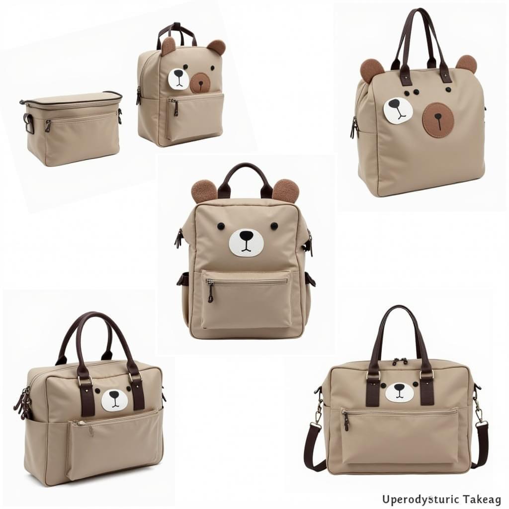 Different Sizes of Bear Diaper Bags