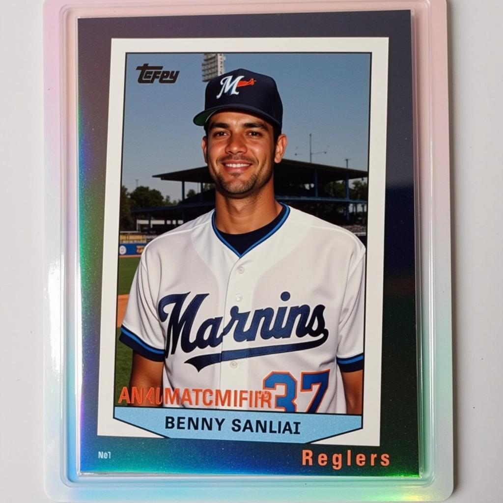 Benny Santiago Marlins Baseball Card