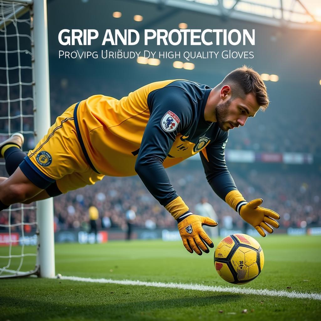 Goalkeeper Making a Save with Better Gloves