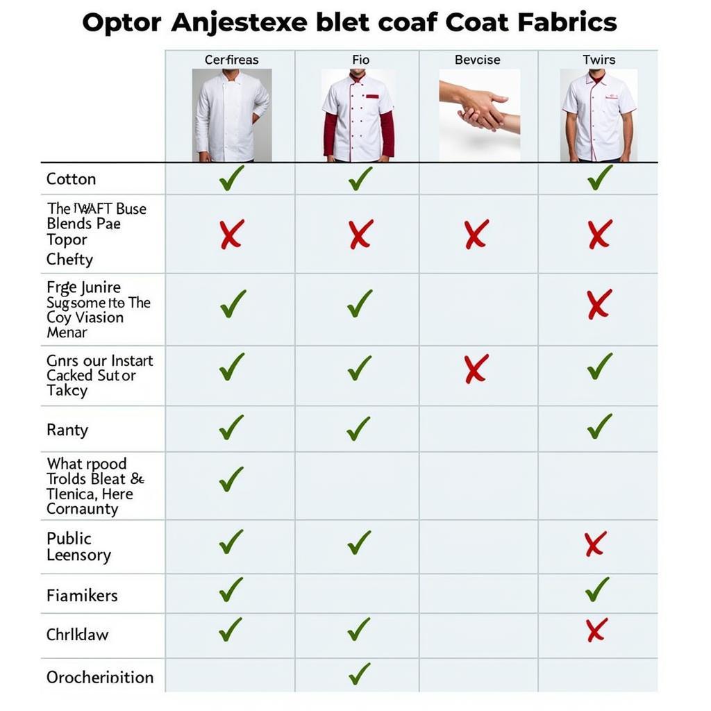 Big and Tall Chef Fabric Comparison