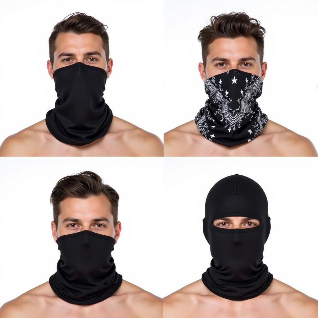 Different Types of Biker Face Coverings: Neck Gaiters, Bandanas, Balaclavas, and Masks