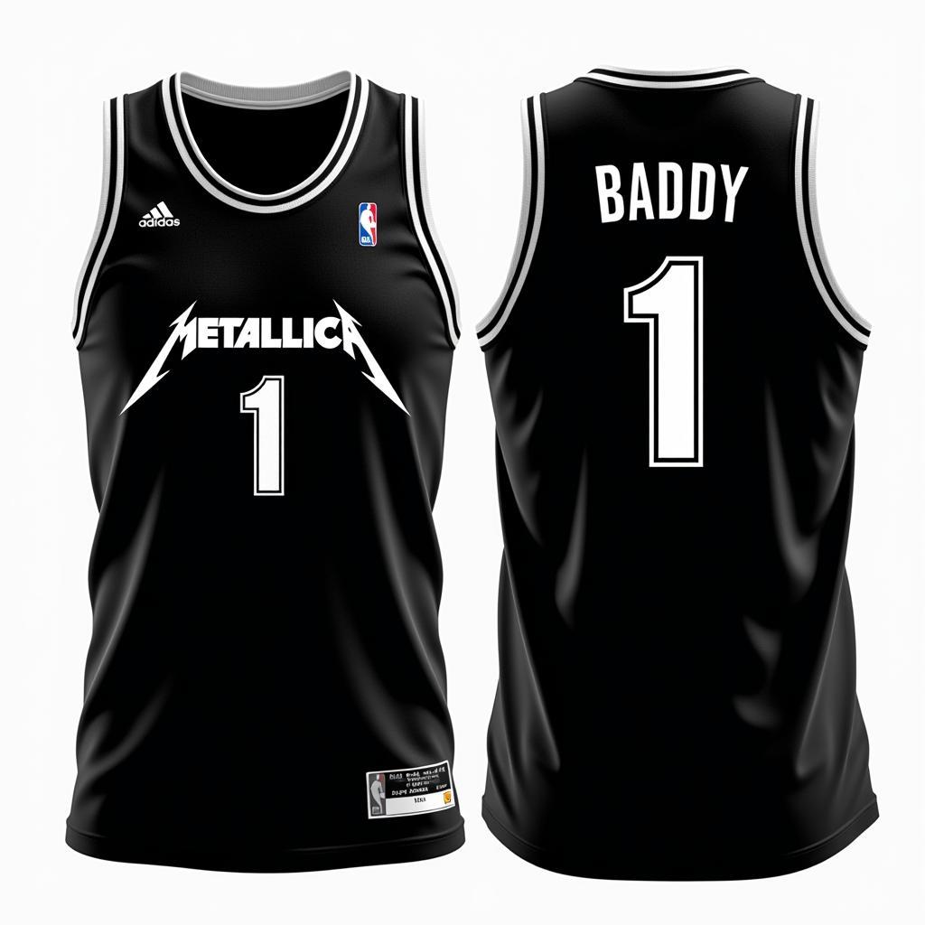 Metallica Basketball Jersey - Classic Logo