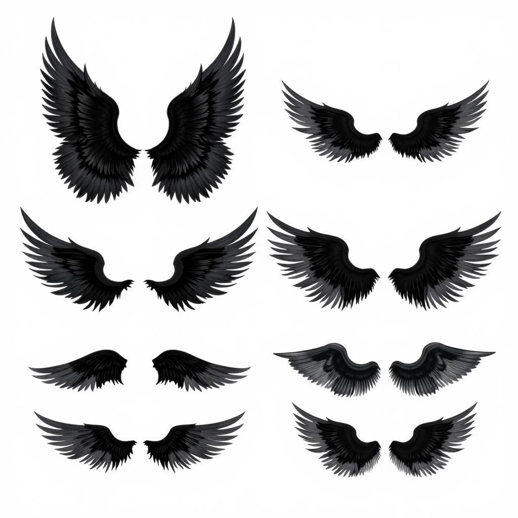 Different Types of Black Wings