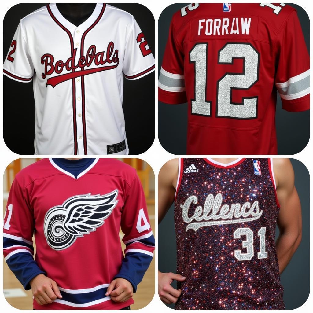 Different Styles of Bling Jerseys