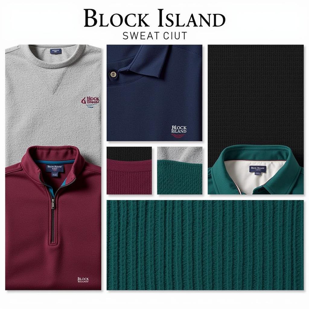 Variety of Block Island Sweatshirt Materials and Colors 