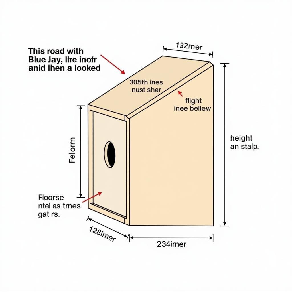 Blue Jay Nest Box Dimensions