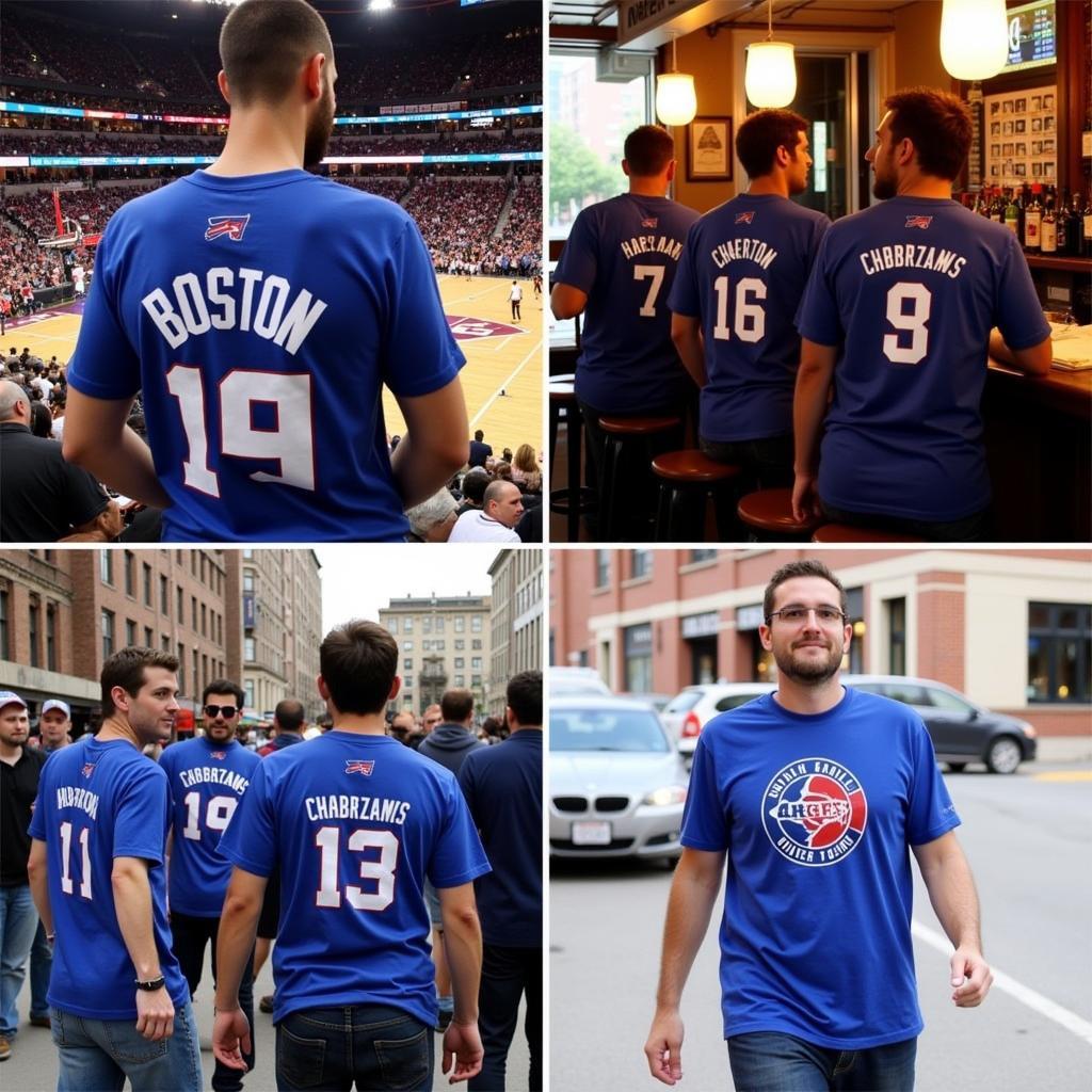 Boston City of Champions Tee Shirts: Fans Showing Their Pride