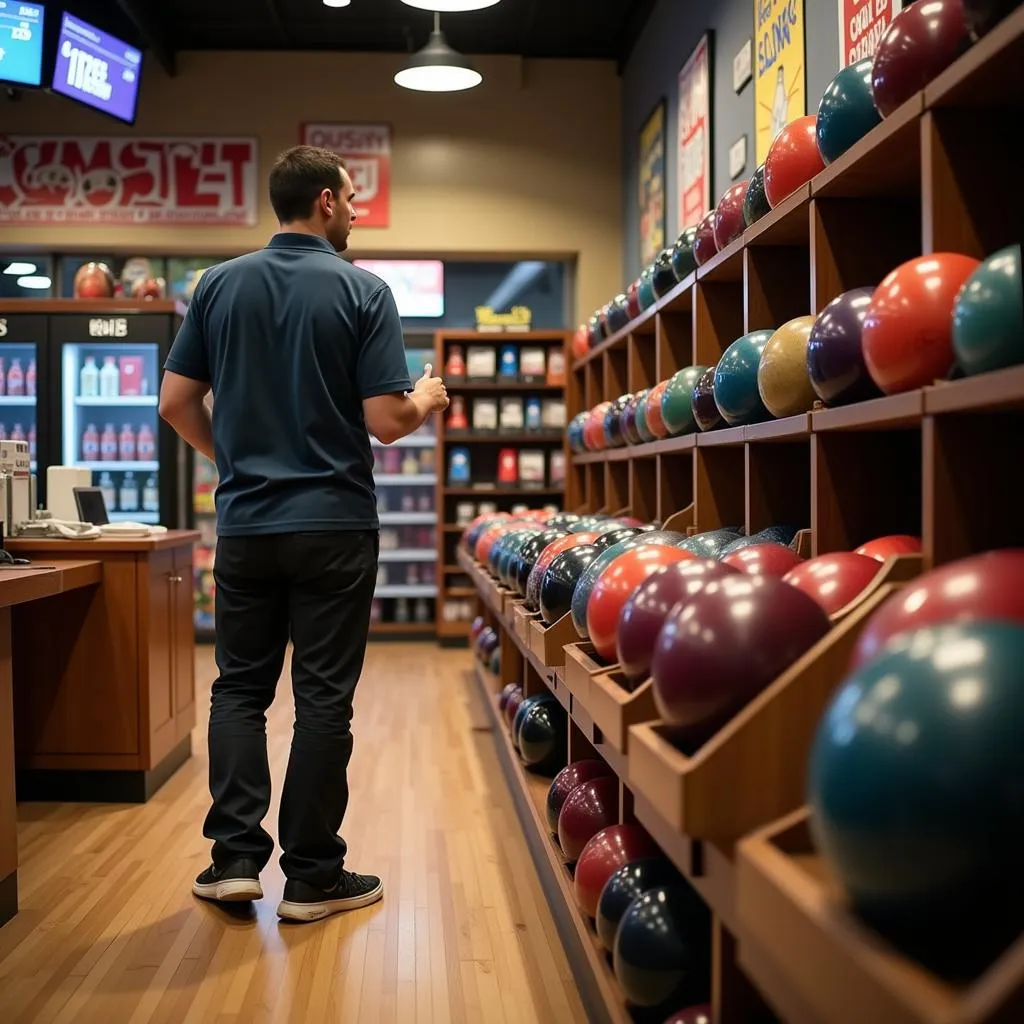 Bowler Choosing the Right Bowling Ball