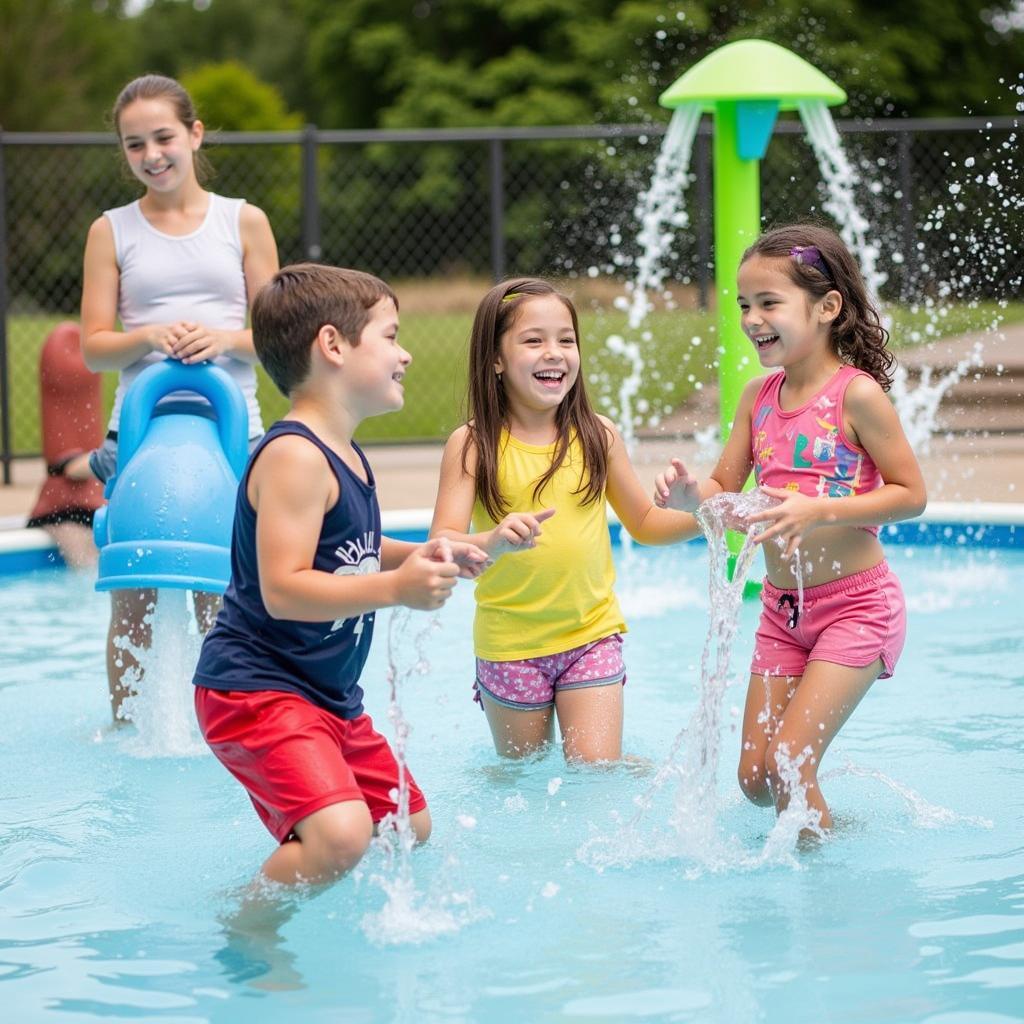 Brandon Farms Pool - Kids Having Fun