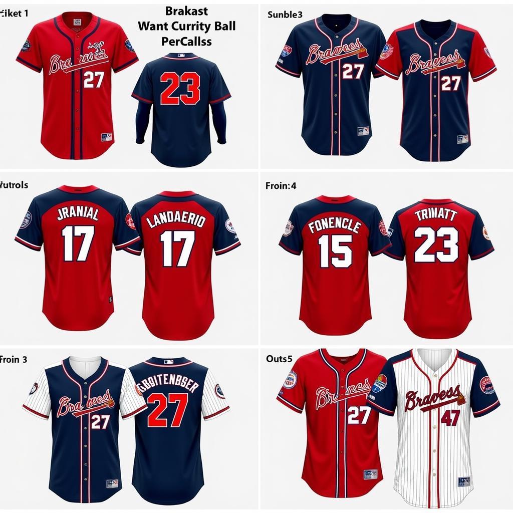 Variations of Braves Outkast Jerseys