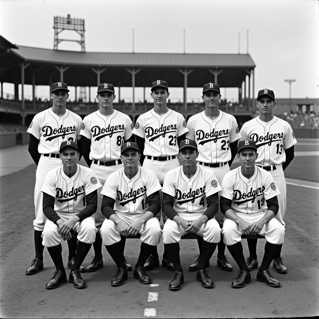 Early Brooklyn Dodgers Team Photo