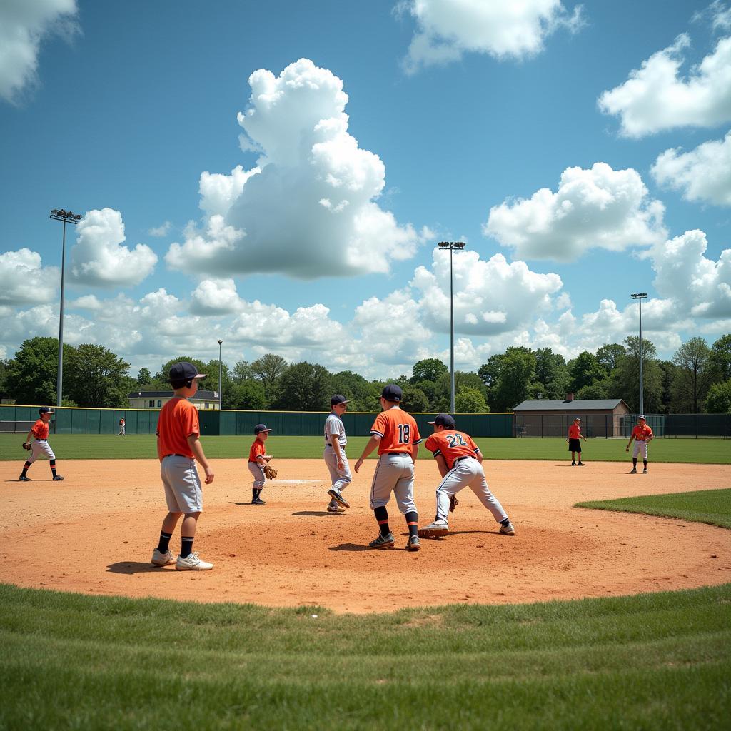 Bryan County baseball field teeming with young athletes