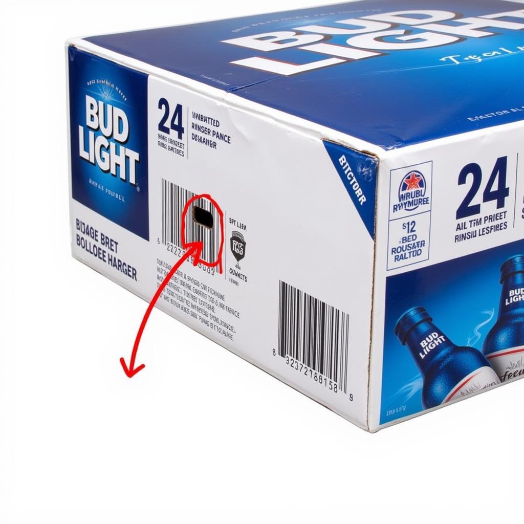  Barcode Location on Bud Light 24 Pack Bottom