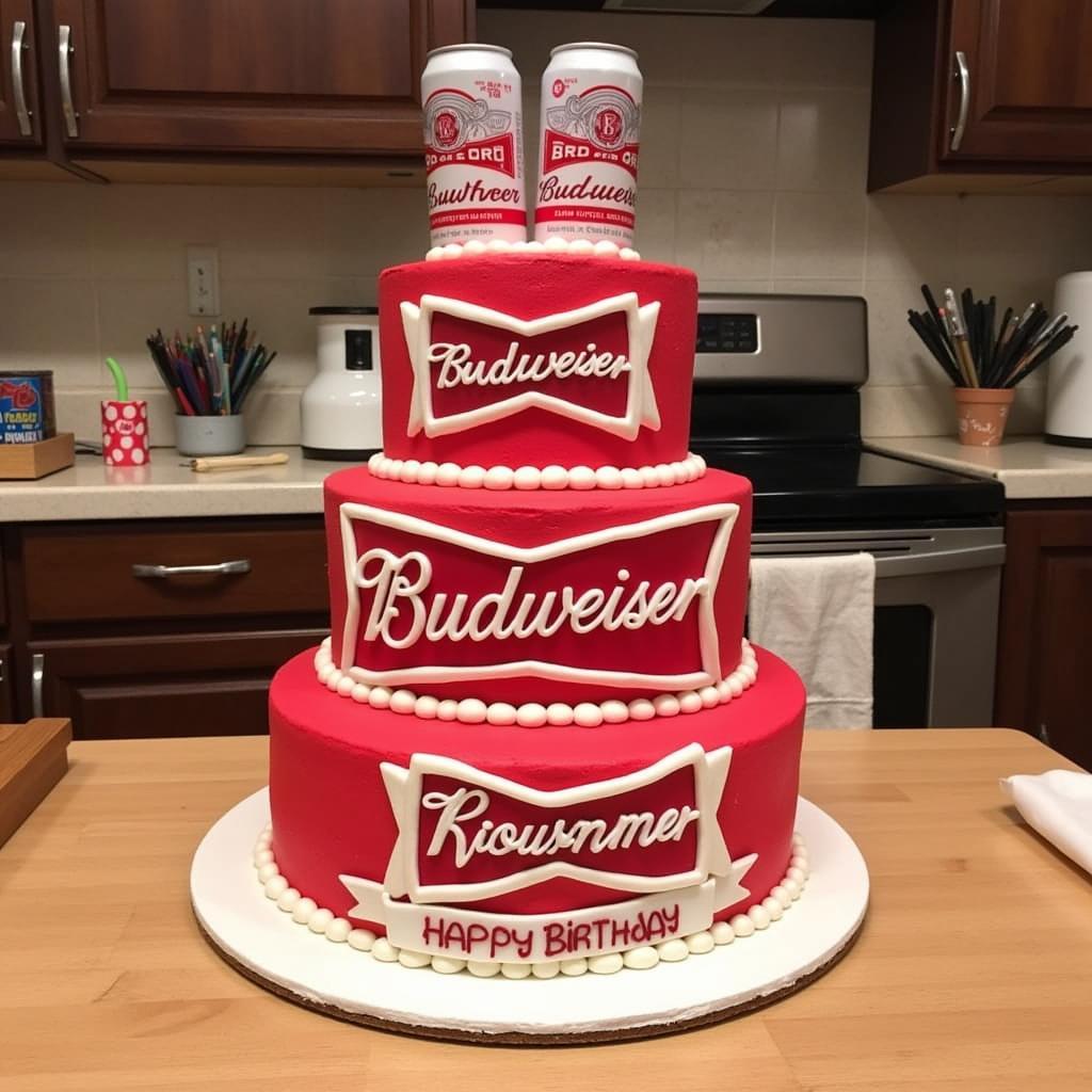 Budweiser Birthday Cake Ideas