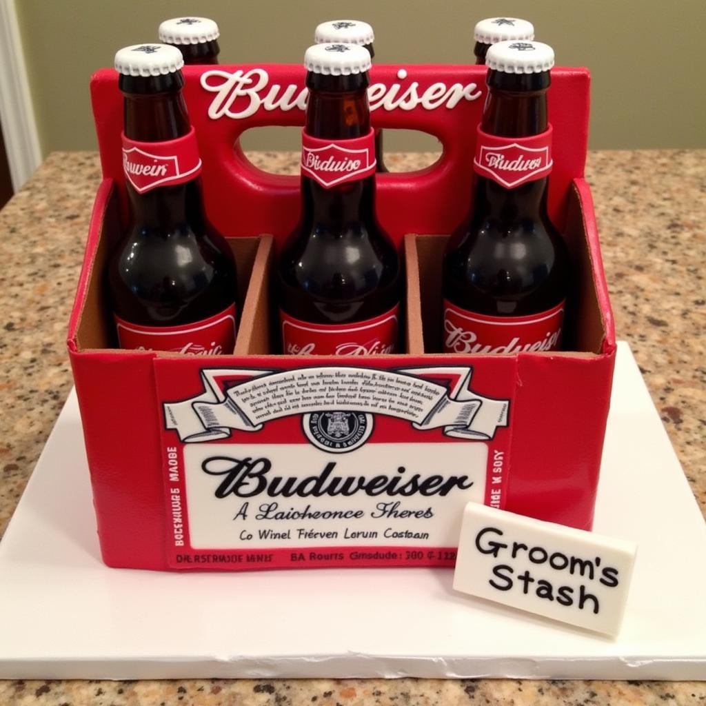 Budweiser Groom Cake