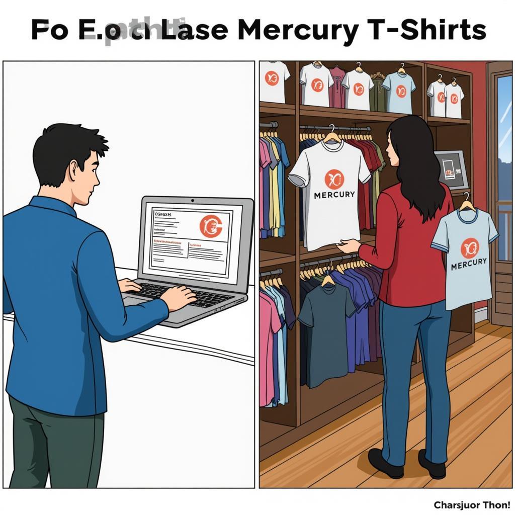 Buying Mercury T-Shirts: Online Retailers and Specialty Stores