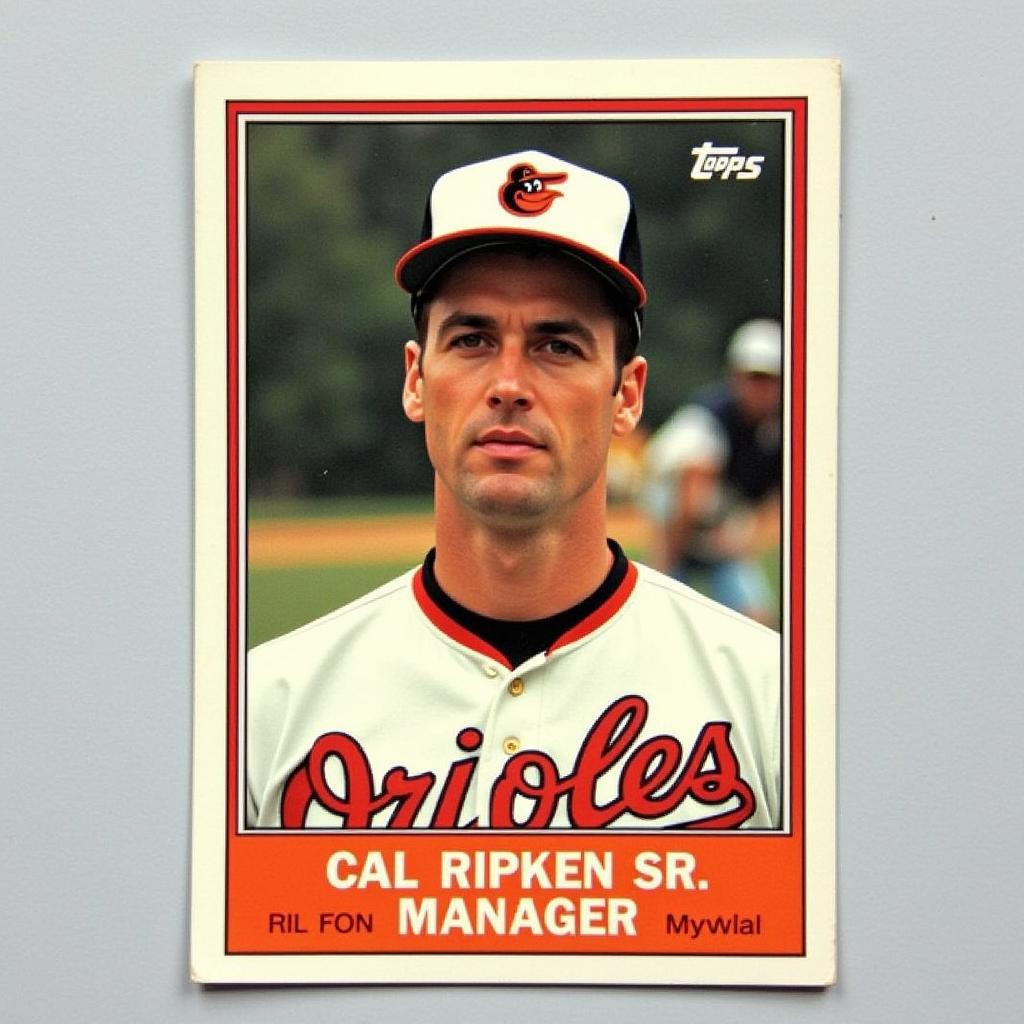 Cal Ripken Sr. Manager Card - Topps