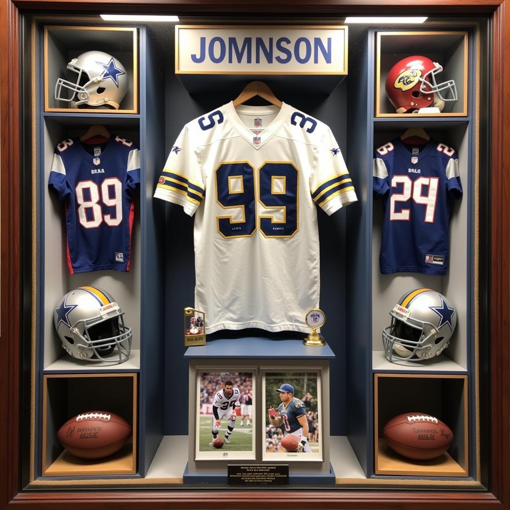 Calvin Johnson autographed memorabilia collection