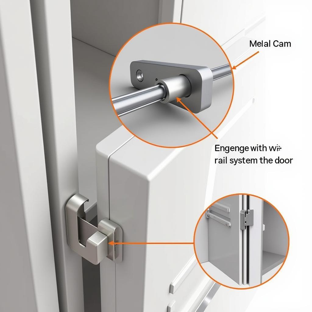 Cam Locker Mechanism Close-Up