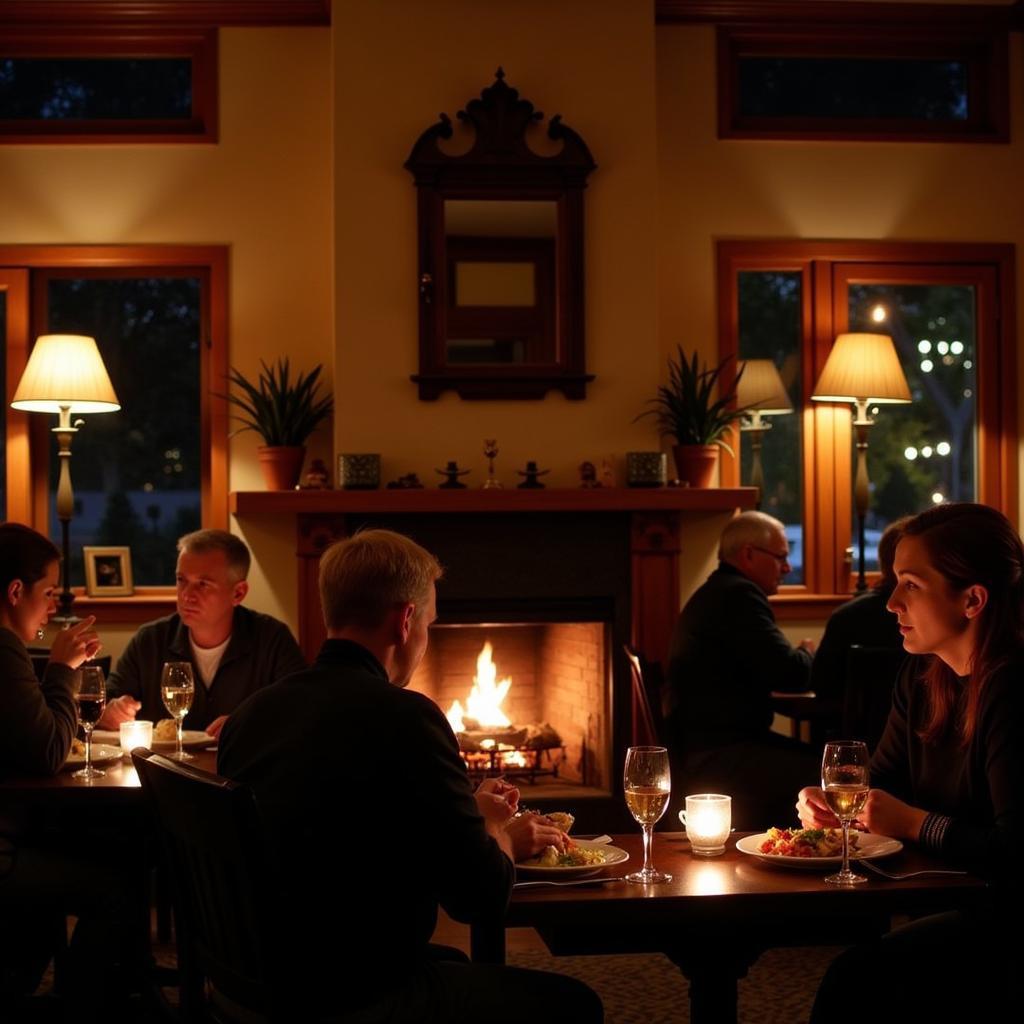 Cozy restaurant on Cape Cod in the off-season