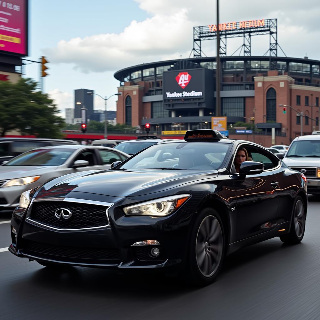 Navigating traffic near Yankee Stadium