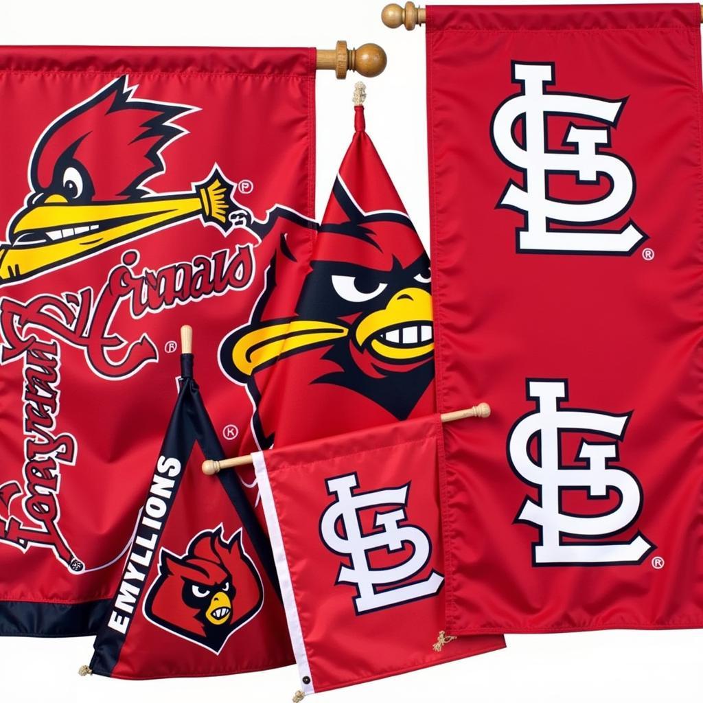 Cardinal House Flag Sizes and Materials