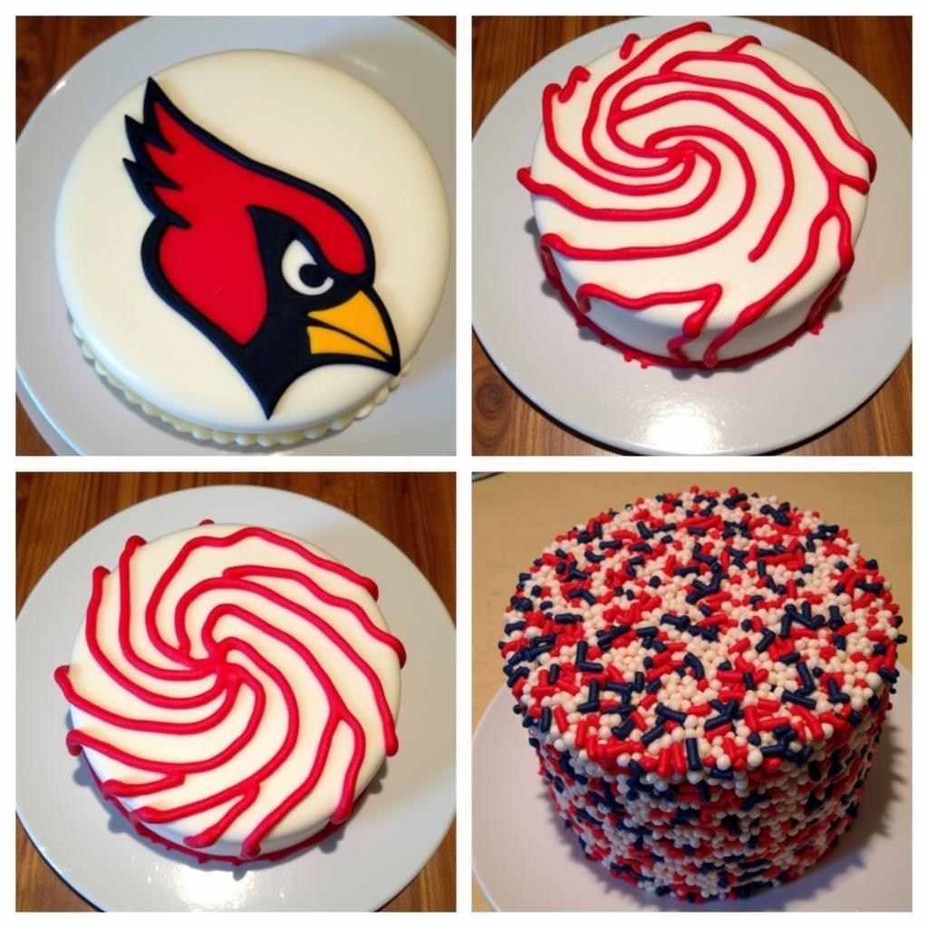 Cardinals Cake Design Inspiration