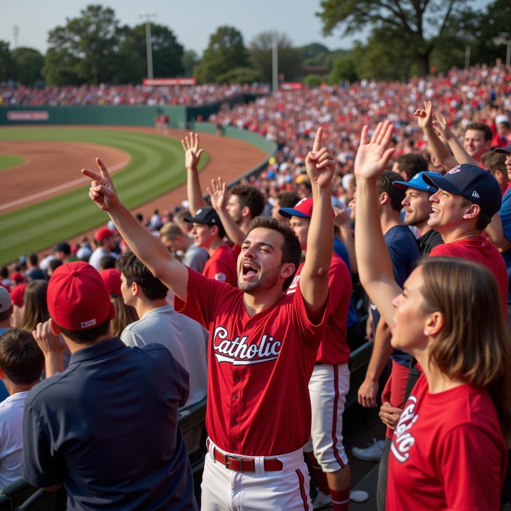 Cheering on their Team: The Passion of Catholic League Baseball Fans