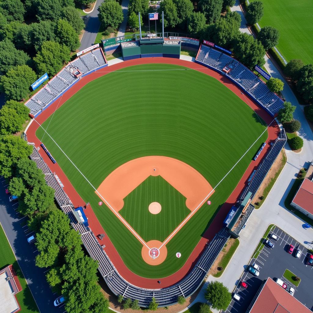 CBC Baseball Field Aerial View