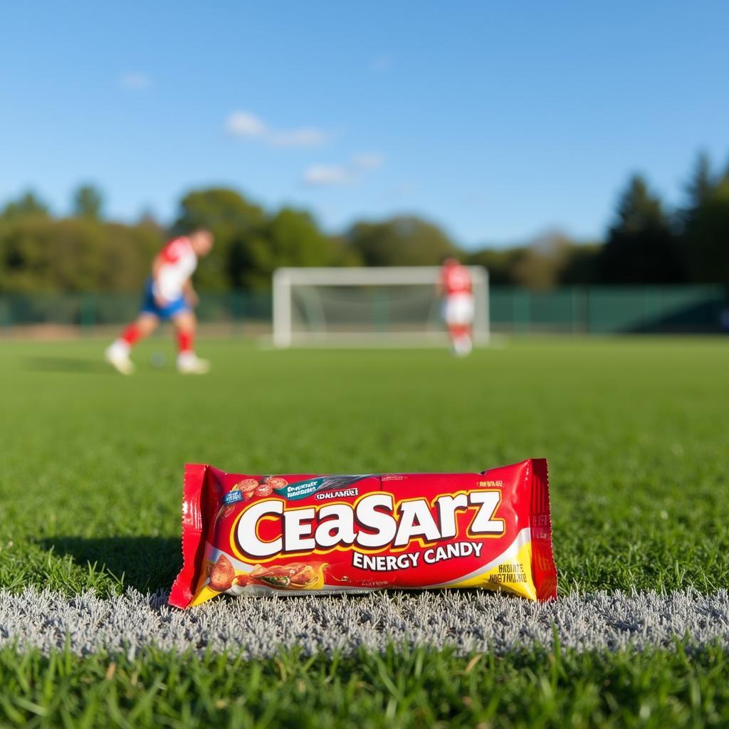 Ceasarz Energy Candy on a Football Field