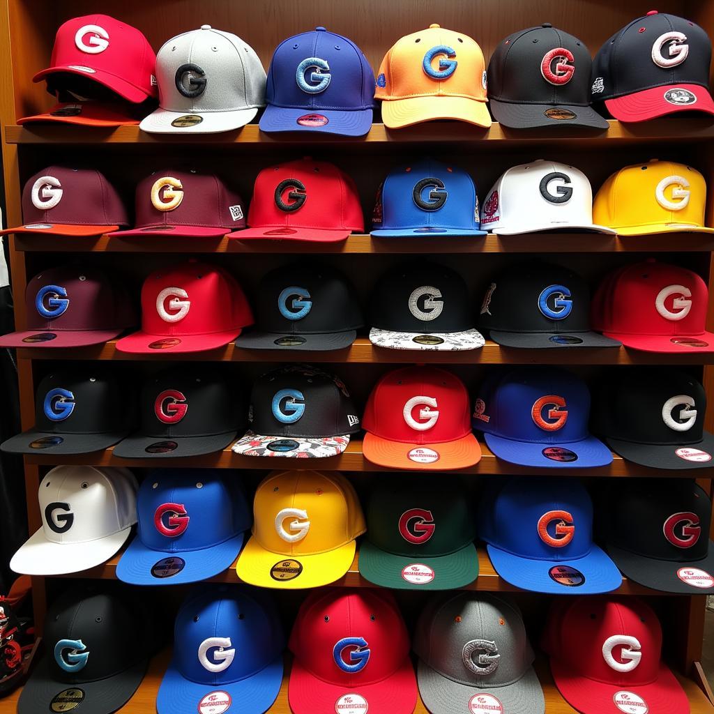 Display of CG New York Hats