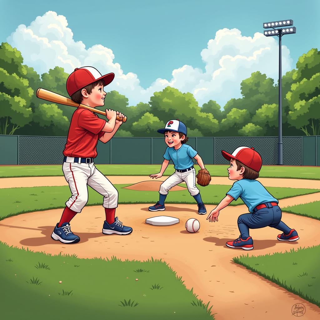 Chalk Box Baseball Gameplay