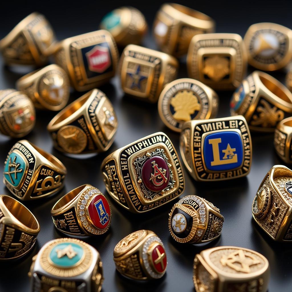 Championship Rings From Different Sports