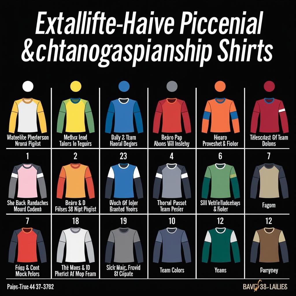 Winning Championship Shirt Color Combinations