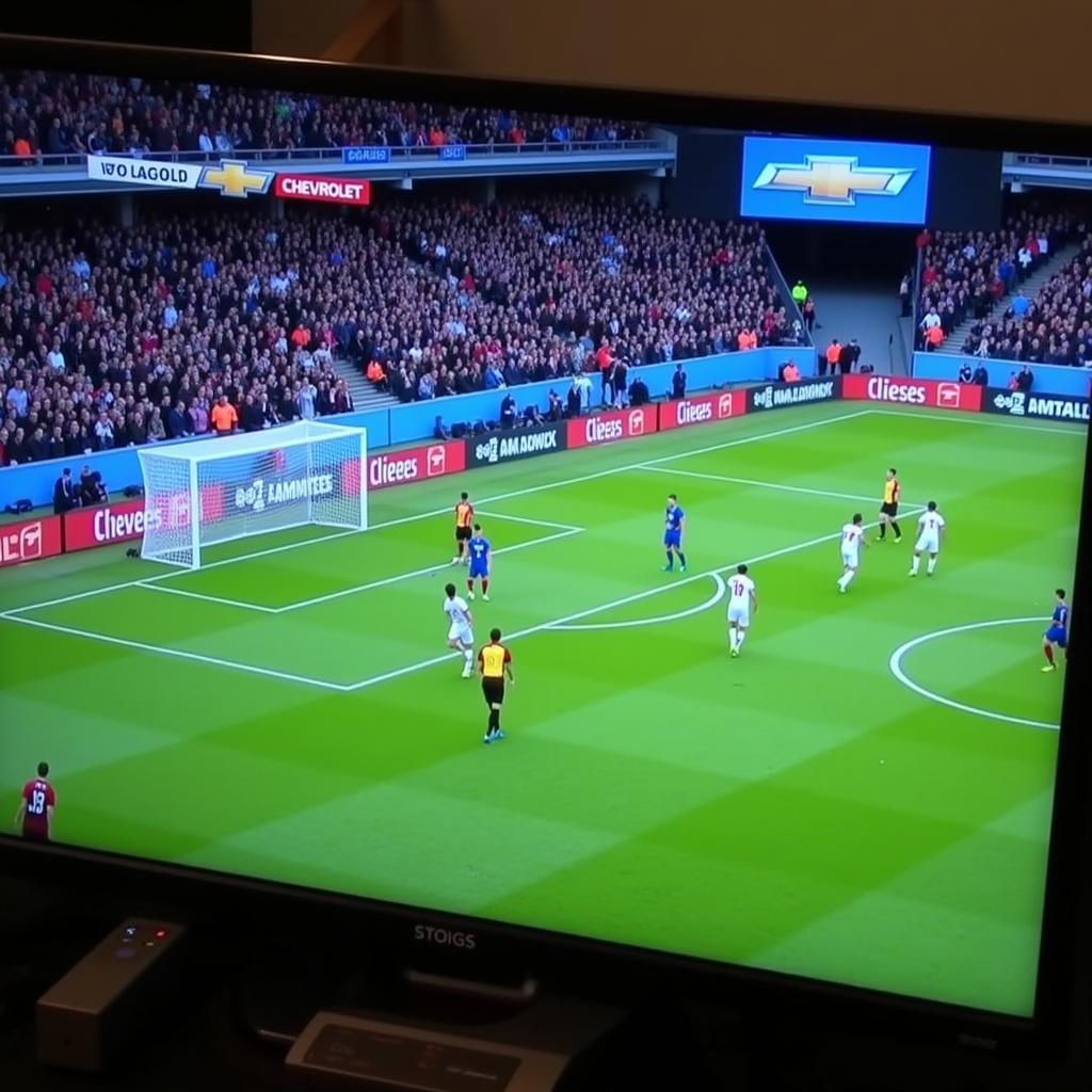 Chevy Virtual Advertising During Soccer Game