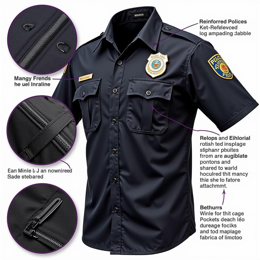 Chicago Police Department Tactical Shirt Features