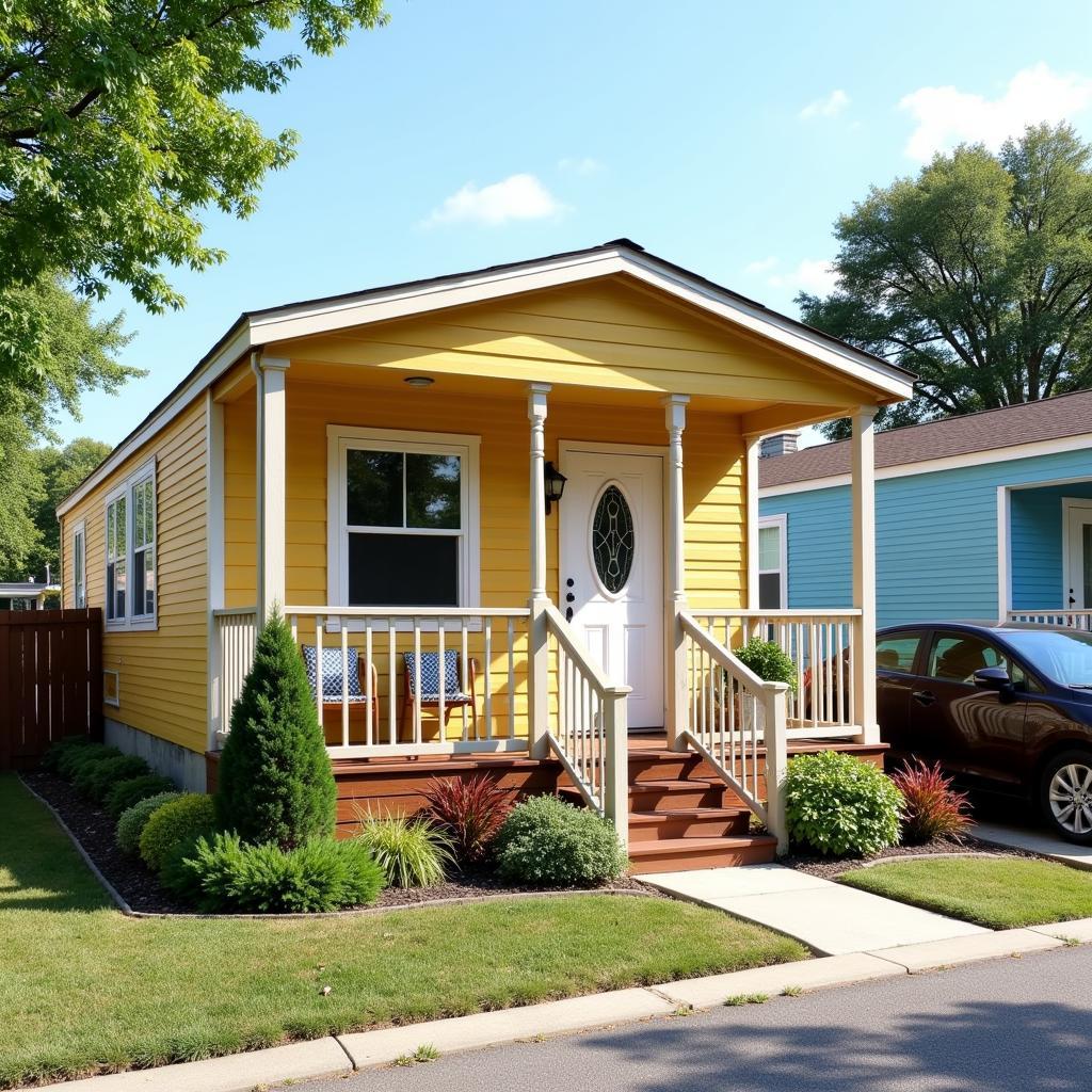 Modern Chipper Mobile Home Exterior