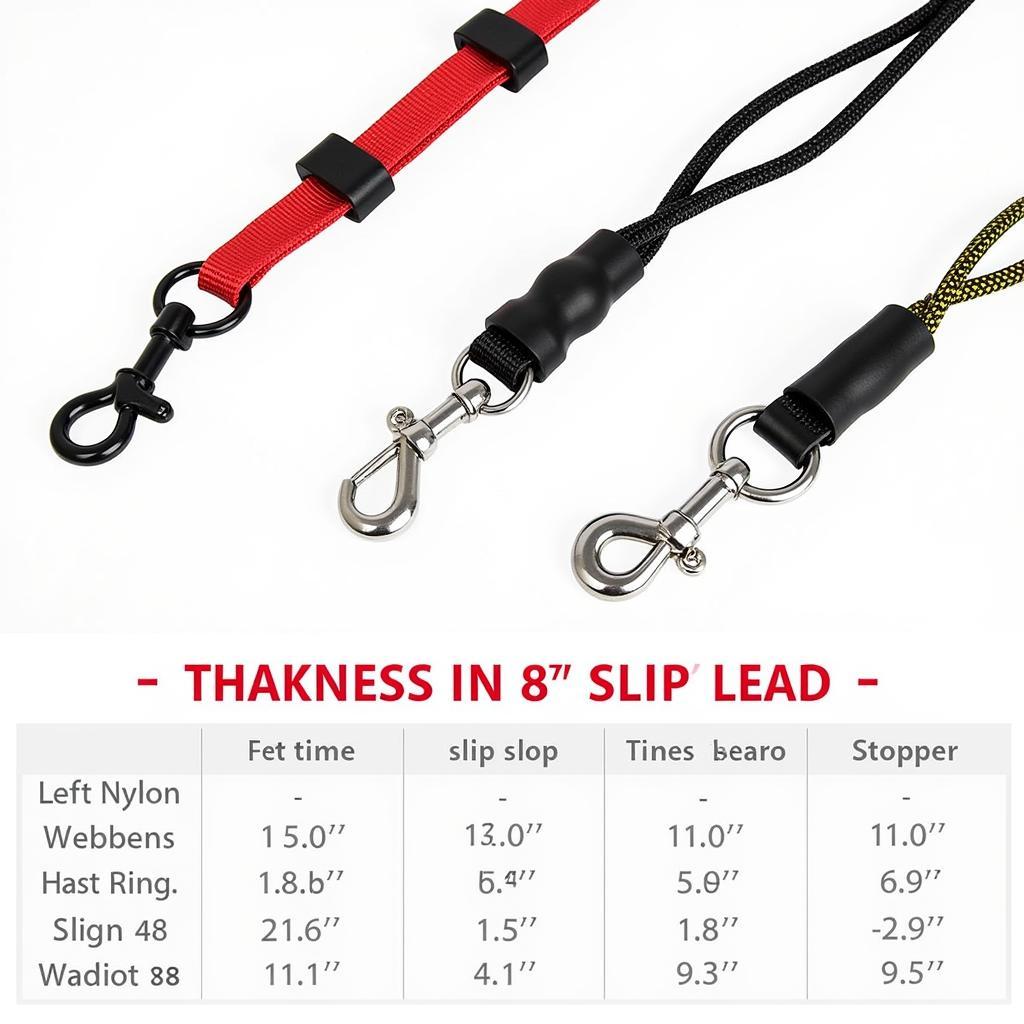 Selecting the appropriate material and thickness of an 8 ft slip lead